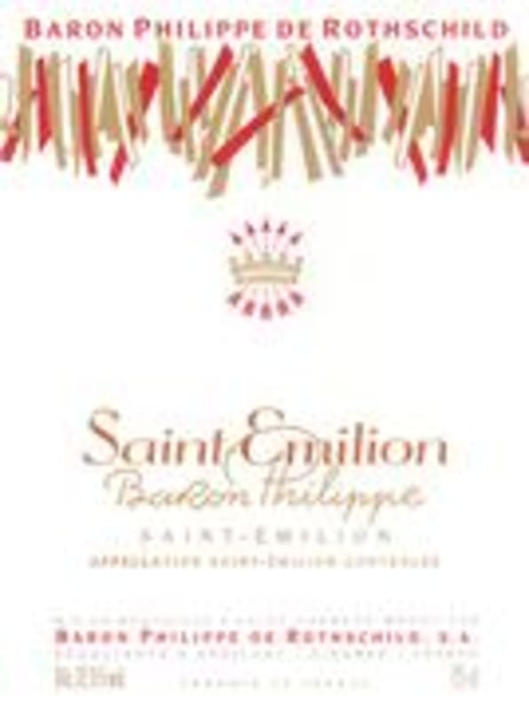 Baron Philippe de Rothschild St. Emilion 2000 Front Label