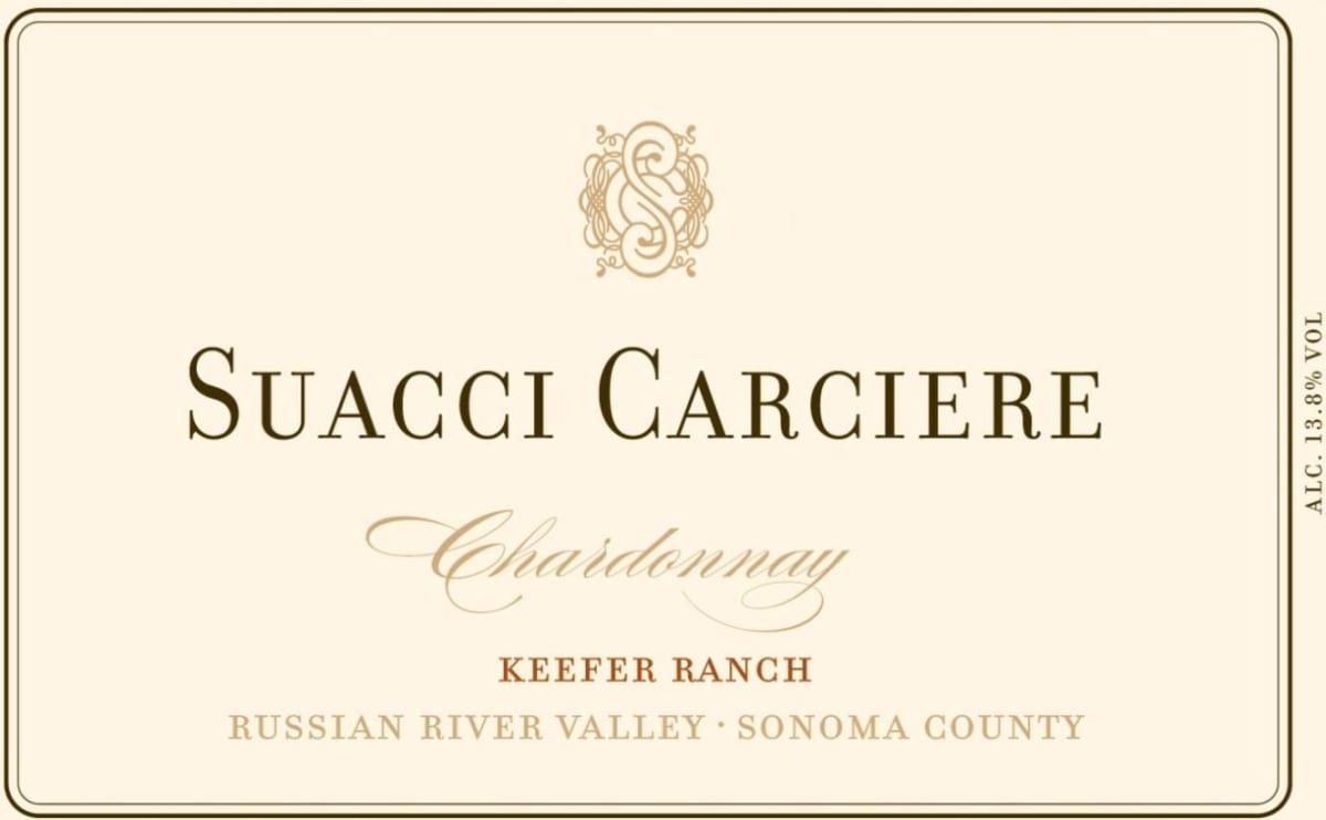 Suacci Carciere Keefer Ranch Chardonnay 2011 Front Label