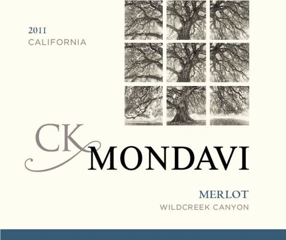 CK Mondavi Wildcreek Canyon Merlot 2011 Front Label