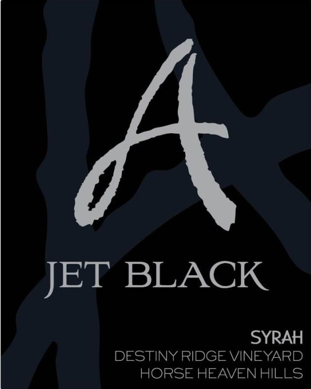 Alexandria Nicole Cellars Destiny Ridge Vineyard Jet Black Syrah 2012 Front Label