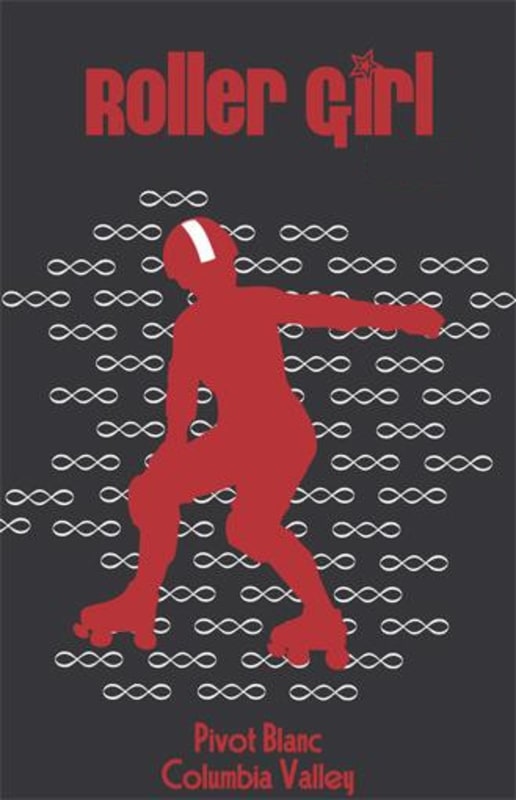 SuLei Cellars Roller Girl Pivot Blanc Riesling 2013 Front Label