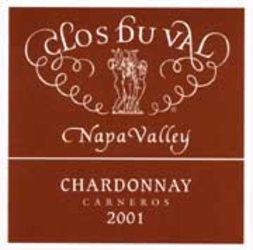 Clos du Val Carneros Chardonnay 2001 Front Label
