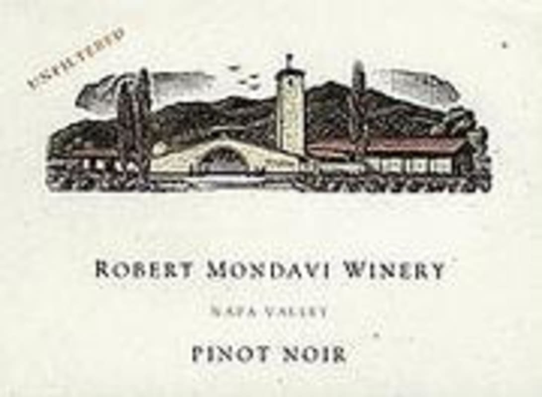 Robert Mondavi Coastal Pinot Noir 2001 Front Label
