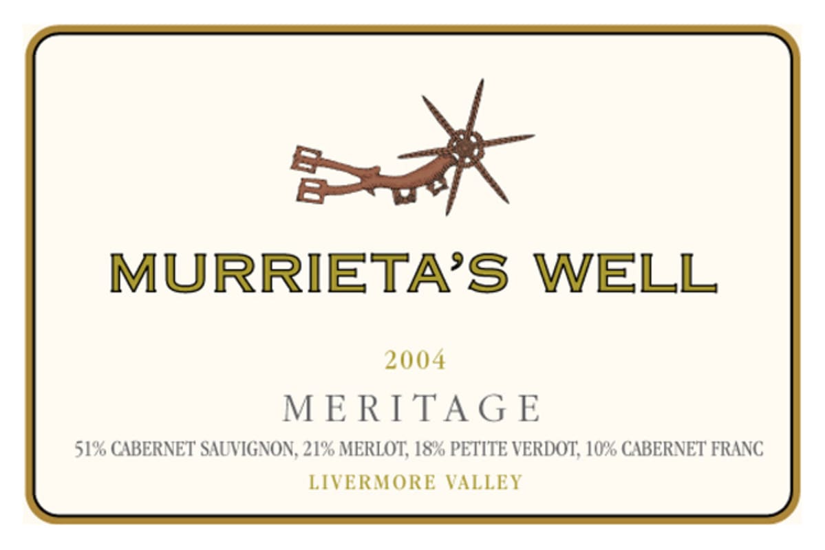 Murrieta's Well Meritage Red 2004 Front Label