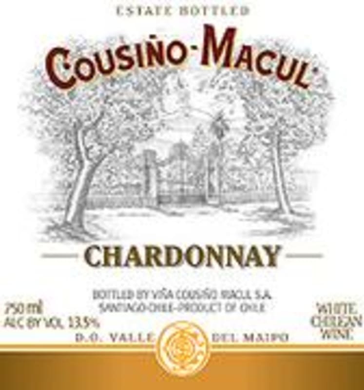 Cousino Macul Chardonnay 2002 Front Label