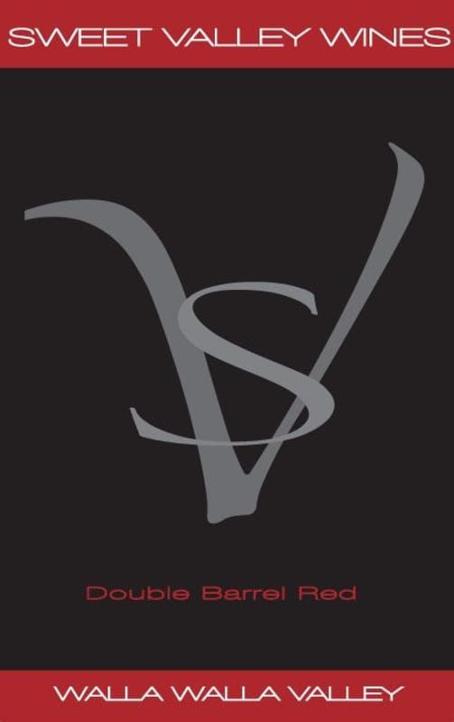 Sweet Valley Wines Double Barrel 2012 Front Label