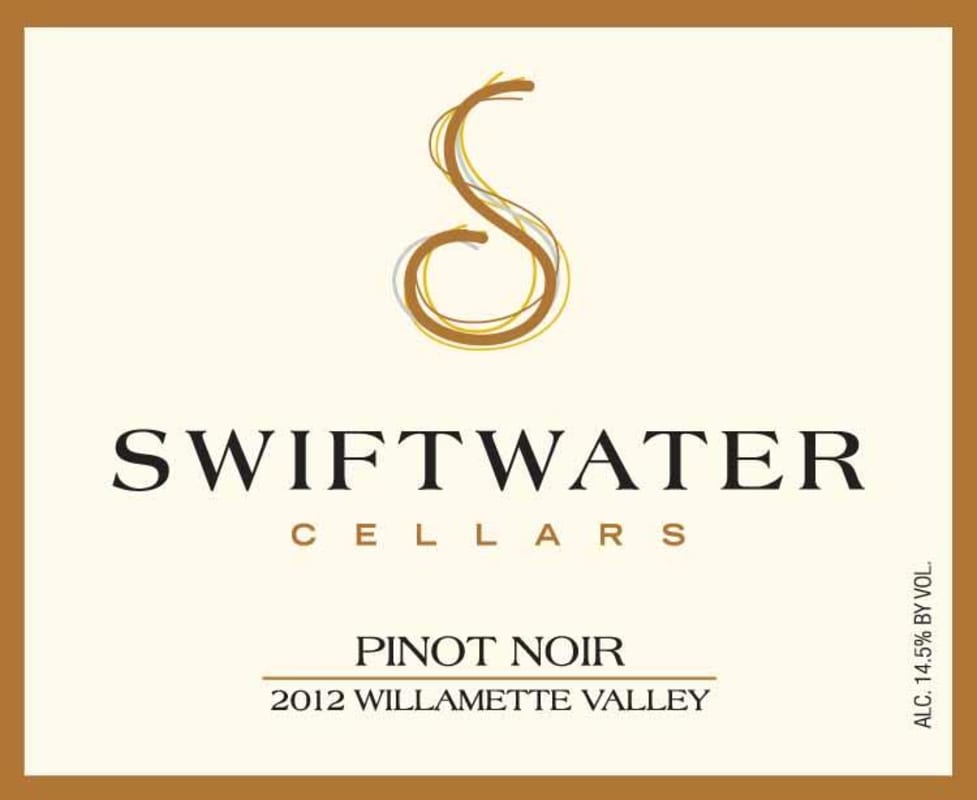 Swiftwater Cellars Pinot Noir 2012 Front Label