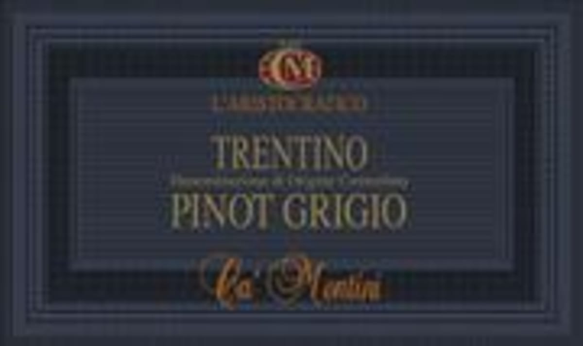 Ca' Montini Trentino Pinot Grigio 2001 Front Label
