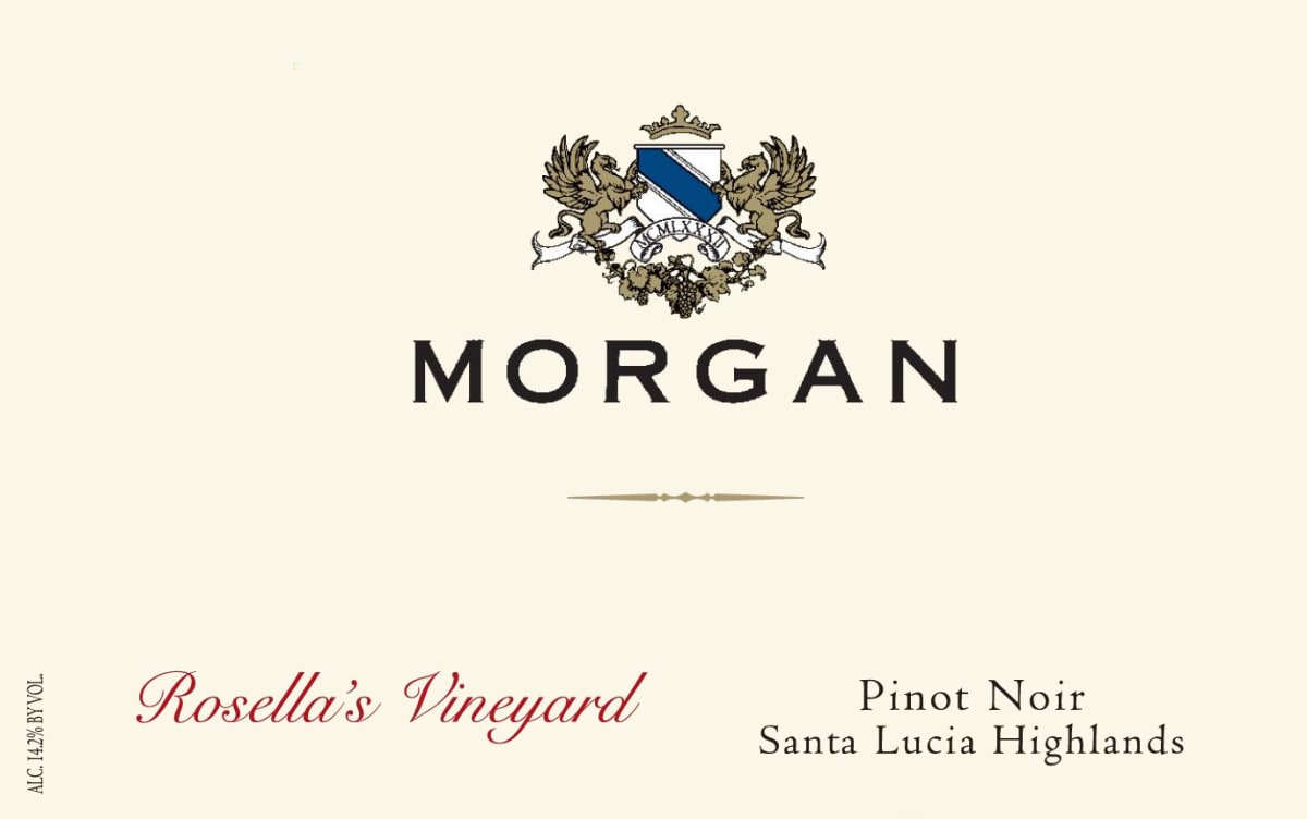 Morgan Rosella Vineyard Pinot Noir 2011 Front Label