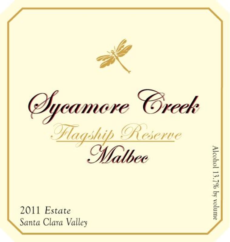 Sycamore Creek Vineyards & Winery Flagship Reserve Malbec 2011 Front Label