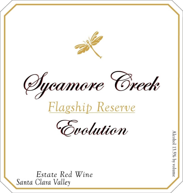 Sycamore Creek Vineyards & Winery Flagship Reserve Evolution 2011 Front Label