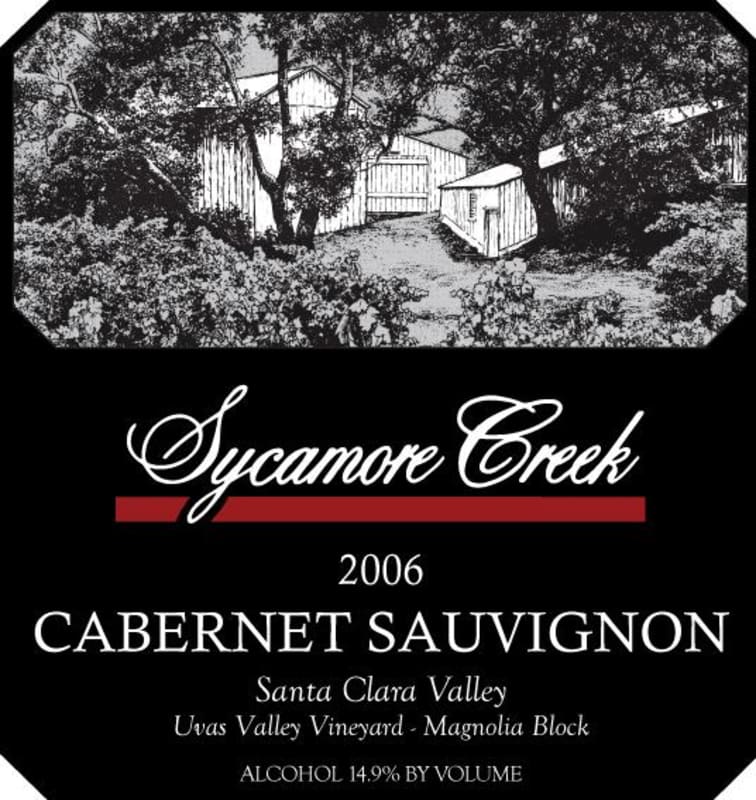 Sycamore Creek Vineyards & Winery Cabernet Sauvignon 2006 Front Label