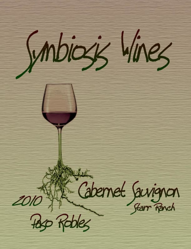 Symbiosis Wines Starr Ranch Cabernet Sauvignon 2010 Front Label