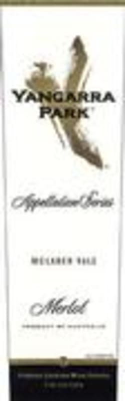Yangarra Merlot 2001 Front Label