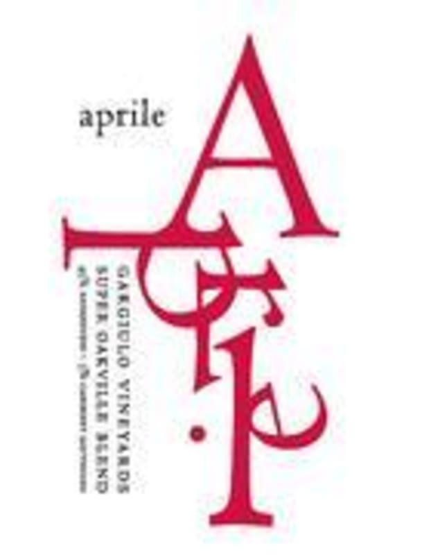 Gargiulo Vineyards AprileOakville 2000 Front Label