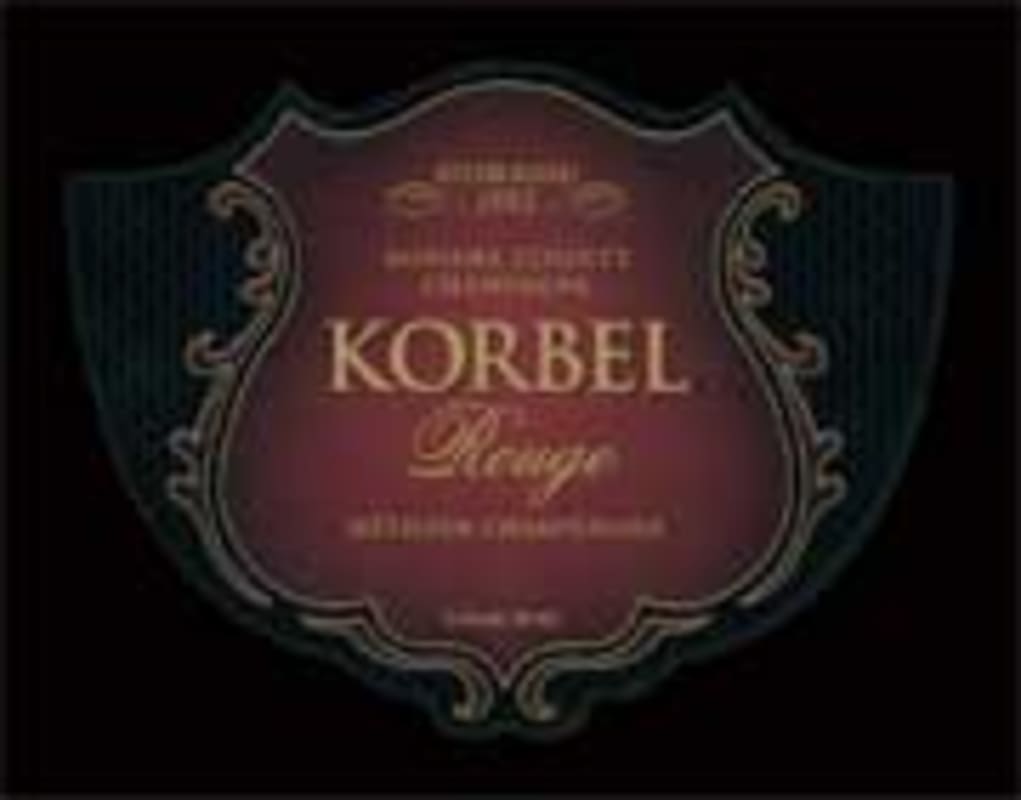 Korbel Sparkling Brut Rouge Front Label