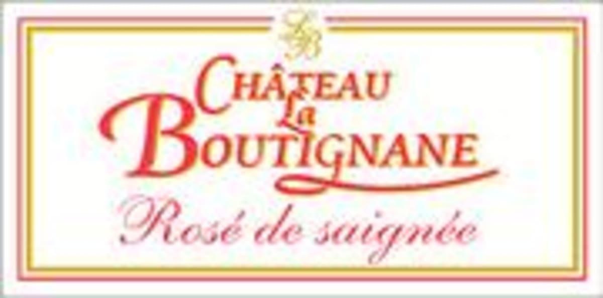 Chateau La Boutignane Dry Rose 2002 Front Label