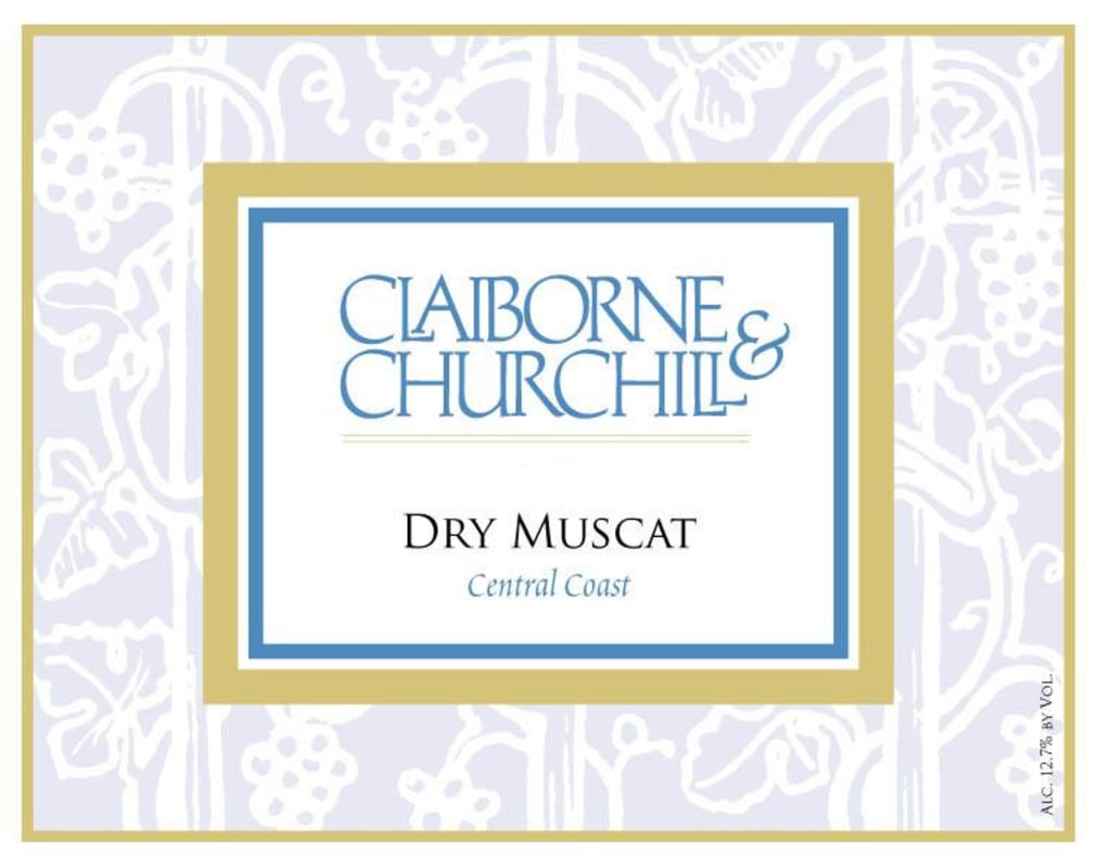 Claiborne & Churchill Dry Muscat 2014 Front Label