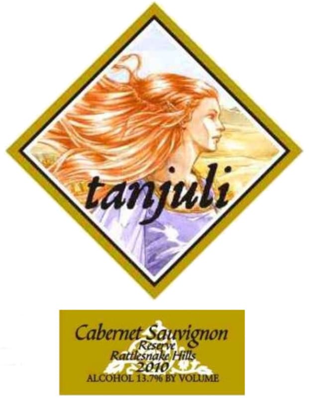 Tanjuli Reserve Cabernet Sauvignon 2010 Front Label