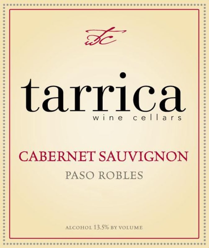 Tarrica Wine Cellars Cabernet Sauvignon 2013 Front Label