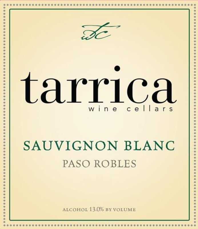 Tarrica Wine Cellars Sauvignon Blanc 2014 Front Label
