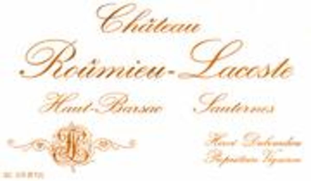 Chateau Roumieu-Lacoste Sauternes 1997 Front Label