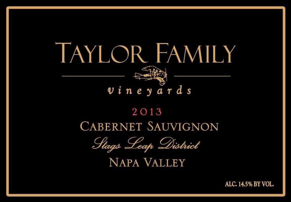 Taylor Cellars Cabernet Sauvignon 2013 Front Label