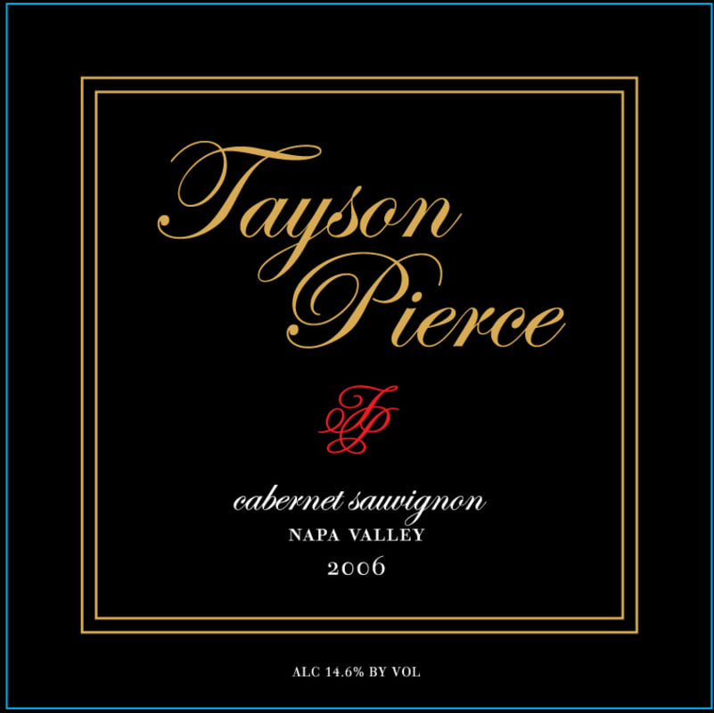 Tayson Pierce Estate Wines Tayson Pierce Cabernet Sauvignon 2006 Front Label