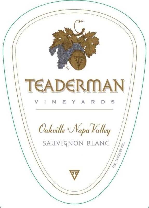Teaderman Vineyards Sauvignon Blanc 2007 Front Label