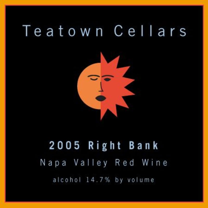 Teatown Cellars Right Bank Red Blend 2005 Front Label