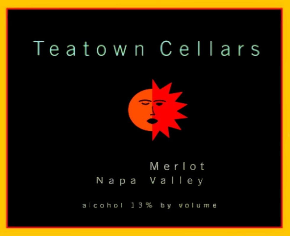 Teatown Cellars Merlot 2004 Front Label