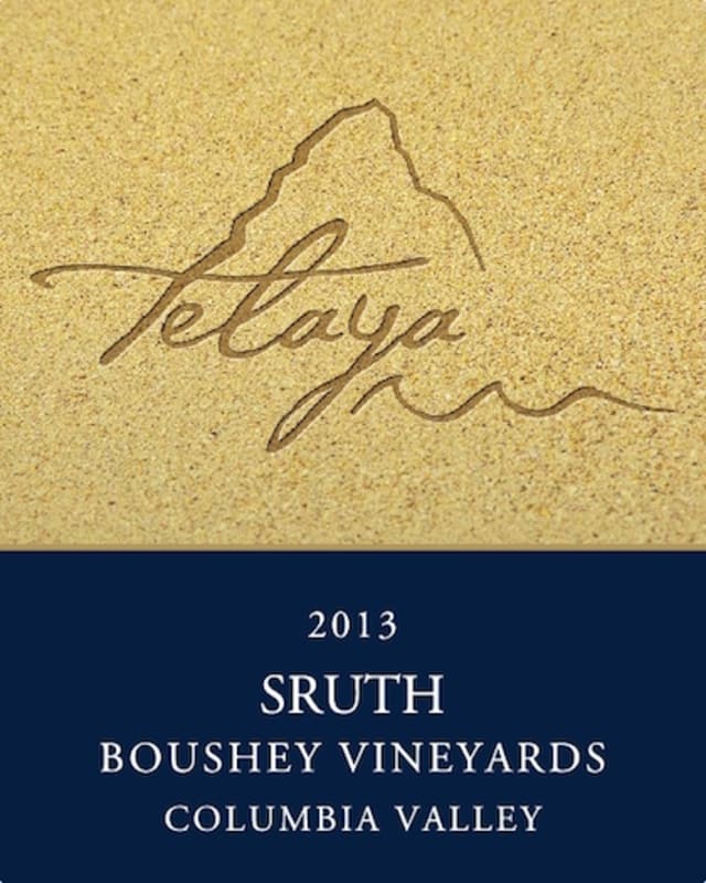 Telaya Wine Co Boushey Vineyards Sruth 2013 Front Label