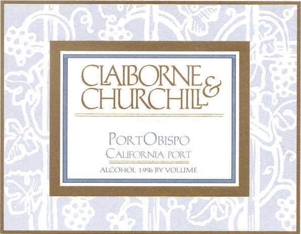 Claiborne & Churchill PortObispo 2013 Front Label