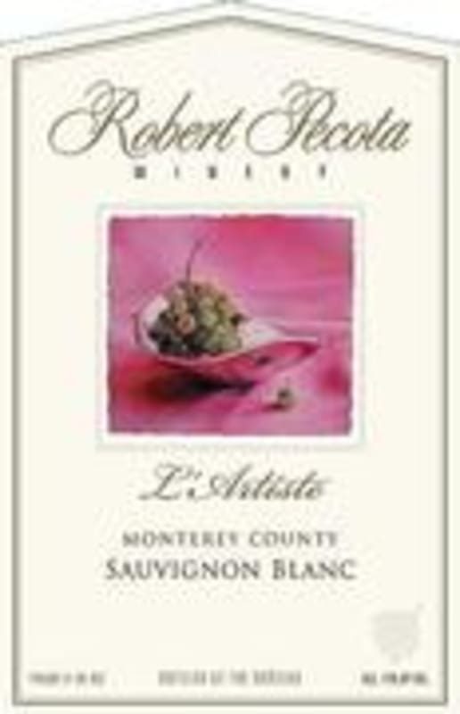 Robert Pecota Sauvignon Blanc 2001 Front Label