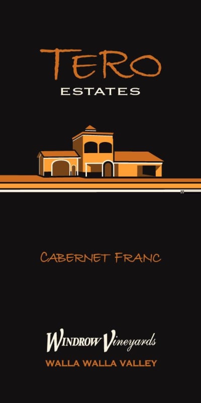 Tero Estates Windrow Vineyards Cabernet Franc 2012 Front Label