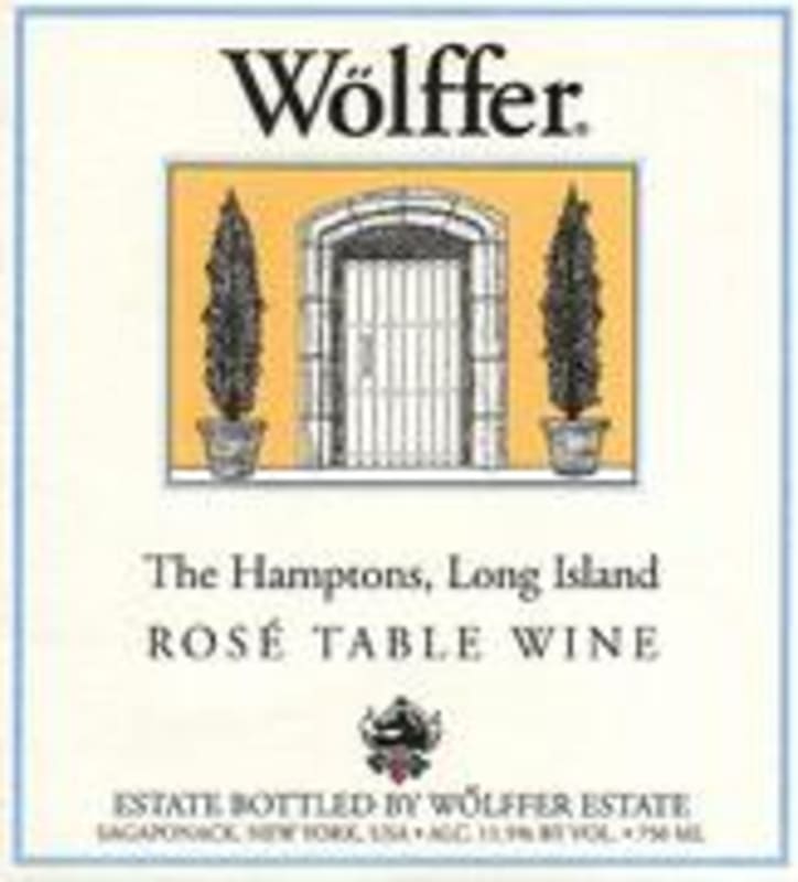Wolffer Estate Rose 2002 Front Label