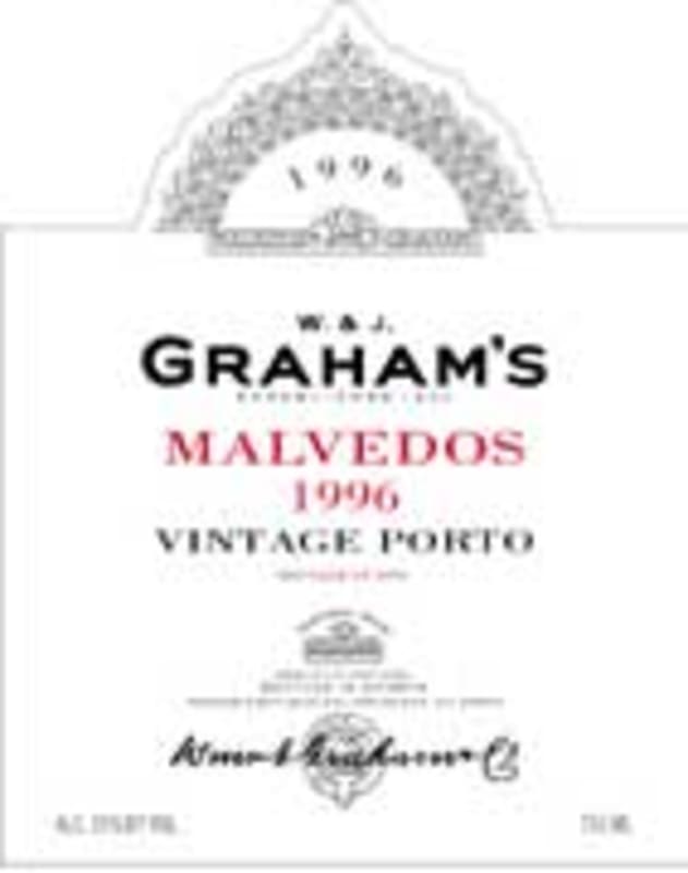 Graham's Quinta Dos Malvedos Vintage Port 1996 Front Label