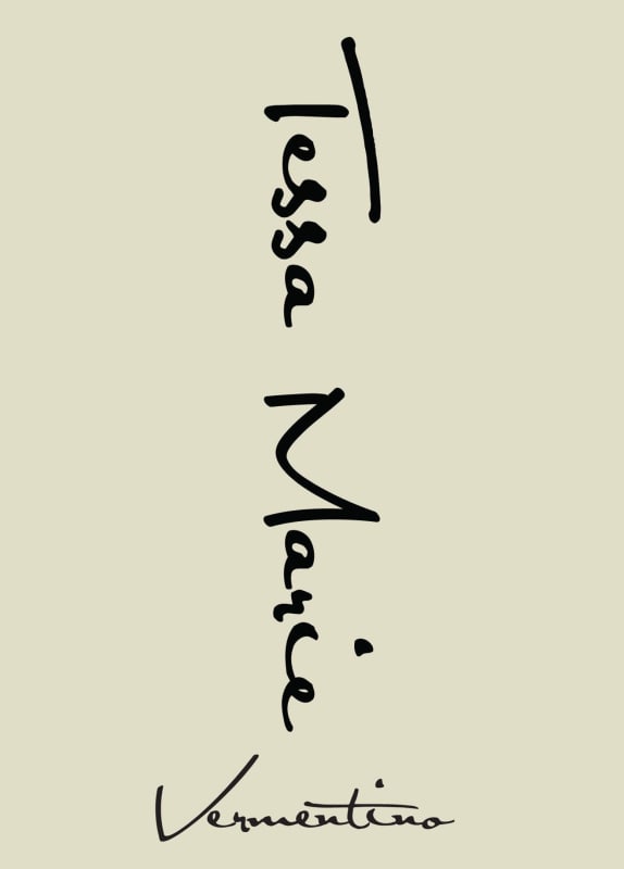 Tessa Marie Wines Vermentino 2015 Front Label