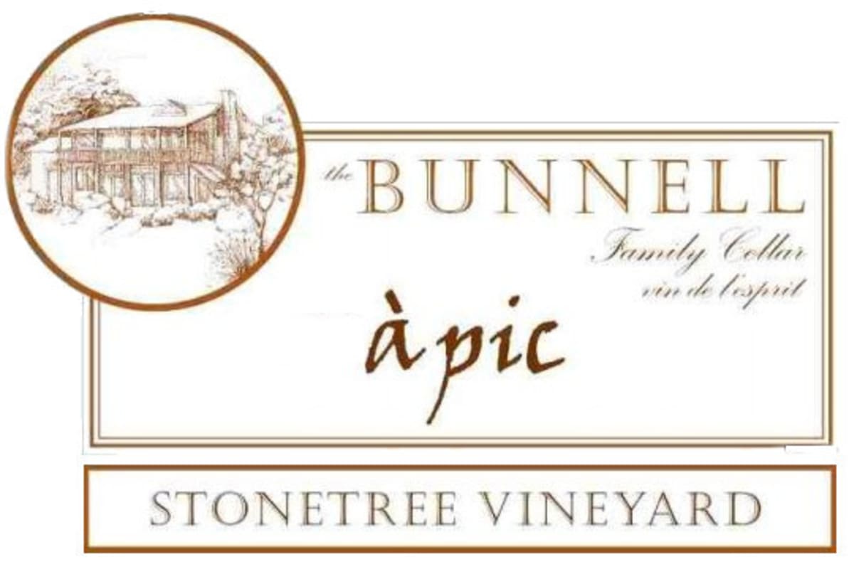 The Bunnell Family Cellar Stonetree Vineyard A Pic 2006 Front Label