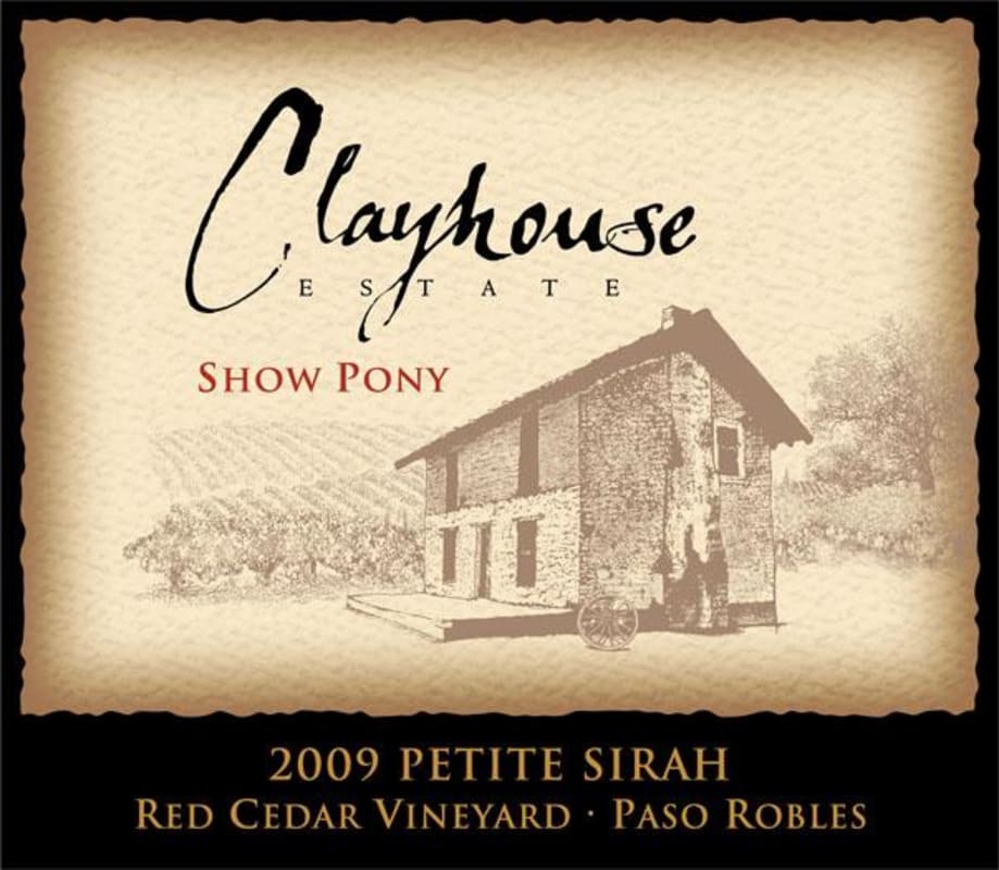 Clayhouse Show Pony Petite Sirah 2009 Front Label