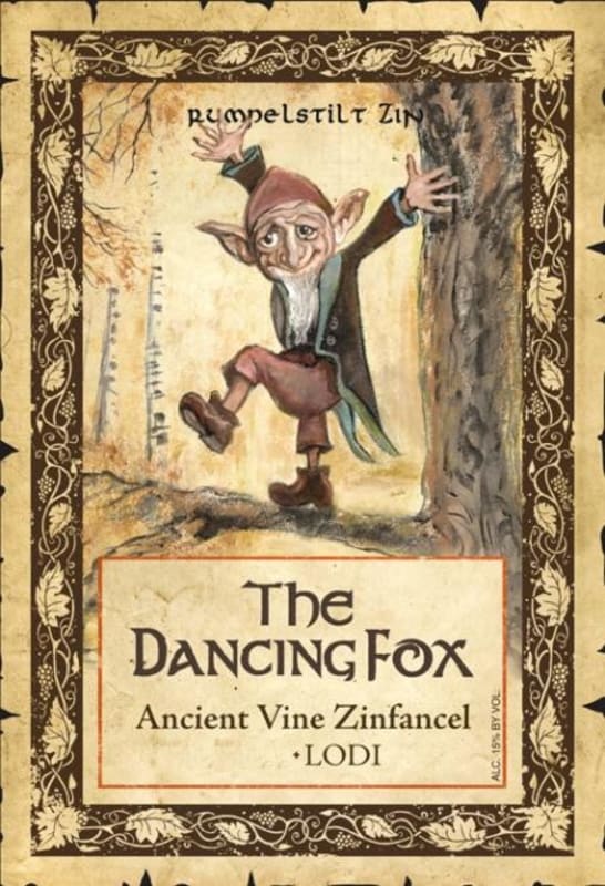 The Dancing Fox Winery & Bakery Ancient Vine Rumplestilt Zin Zinfandel 2009 Front Label