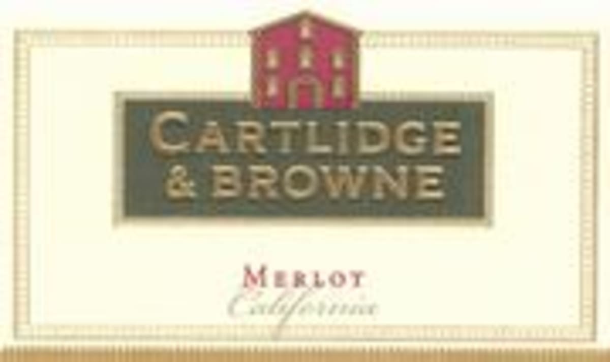Cartlidge & Browne Merlot 2001 Front Label
