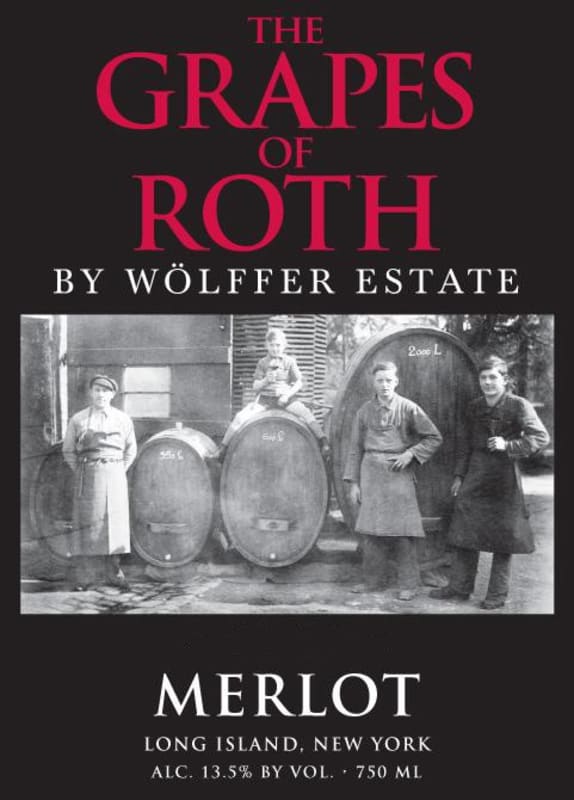 The Grapes of Roth Merlot 2008 Front Label