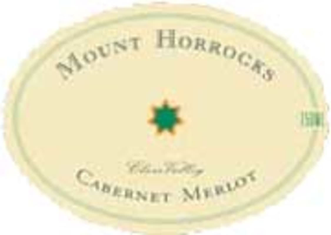 Mount Horrocks Cabernet/Merlot 1999 Front Label
