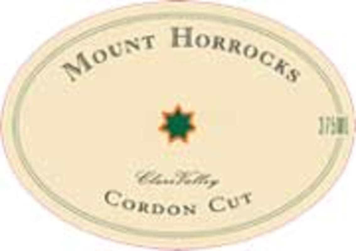 Mount Horrocks Cordon Cut Late Harvest Riesling (half-bottle) 2001 Front Label