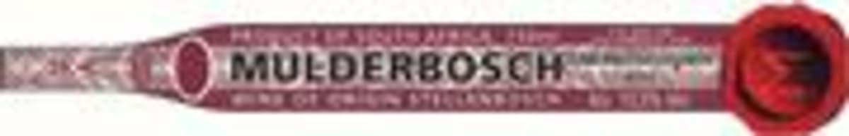 Mulderbosch Cabernet Sauvignon Rose 2002 Front Label