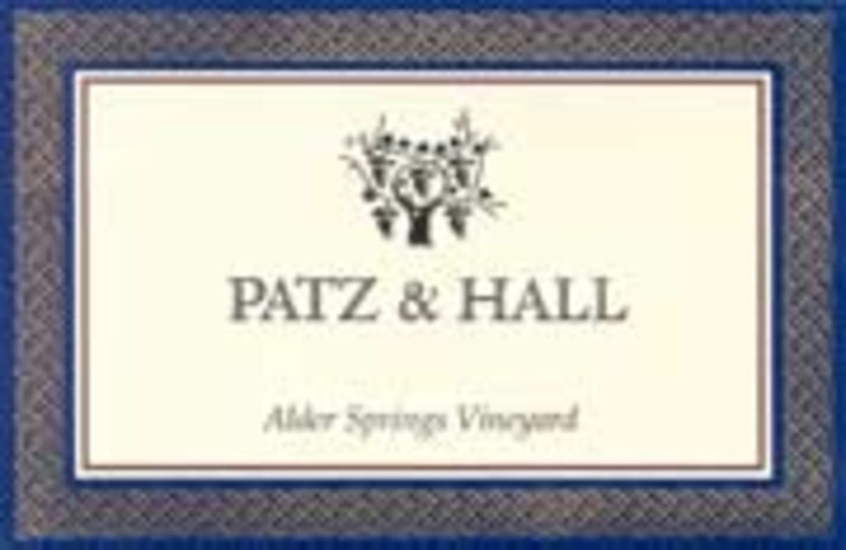 Patz & Hall Alder Springs Vineyard Chardonnay 2001 Front Label
