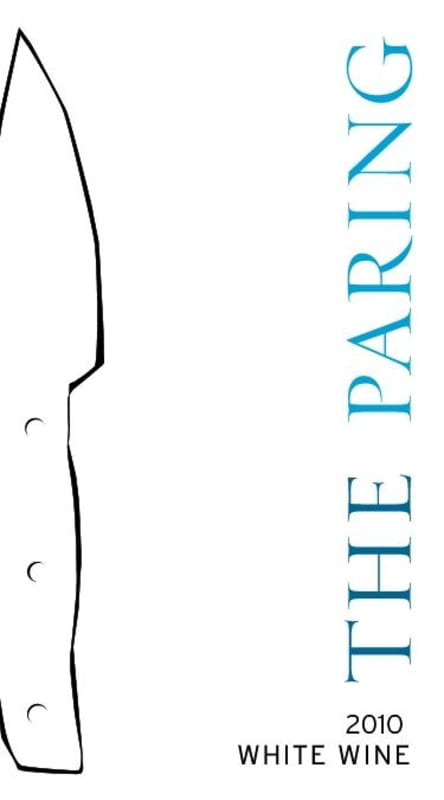 The Paring White 2010 Front Label