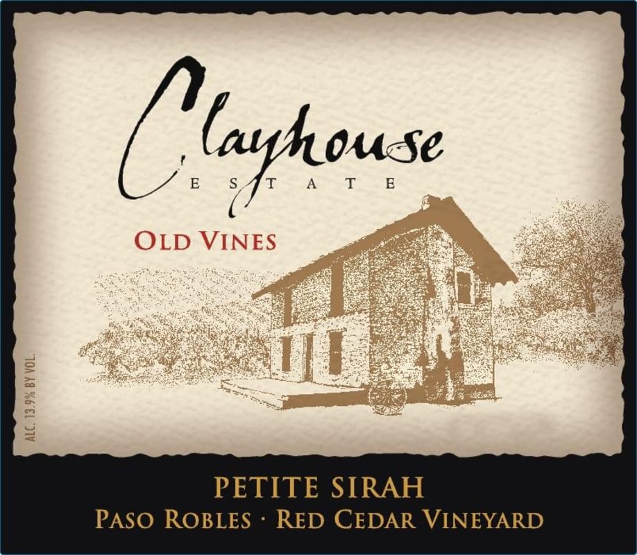 Clayhouse Old Vines Petite Sirah 2014 Front Label
