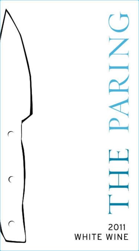The Paring White 2011 Front Label